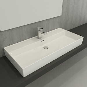 Milano 100 Cm Lavabo 1378-001-0126 Parlak Beyaz
