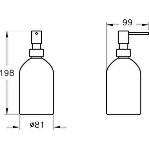 Vitra Origin Sıvı Sabunluk - Krom