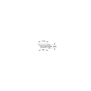 A44105-vitra Base 200 Krom Katı Sabunluk