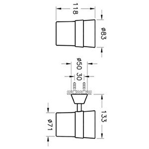 Vitra Matrix Diş Fırçalığı - Krom