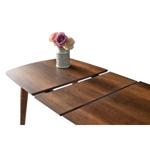 Essen Masa Ve Etro Sandalye Takımı Cevi̇z 130 x 80 Cm
