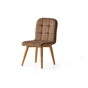 Essen Masa Ve Etro Sandalye Takımı Cevi̇z 130 x 80 Cm