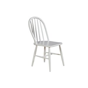 Harput Masa Ve Ameri̇kan Sandalye Takımı Meşe Beyaz 110 x 70 Cm