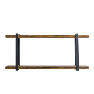 Eymense Wooden Kahverengi Ladin Ahşap Tv Ünitesi Seti