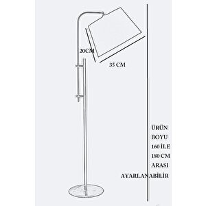 Vinner krom Kaplama Asansörlü Mermer Tabanlı Metal Lambader - yaprak Desenli