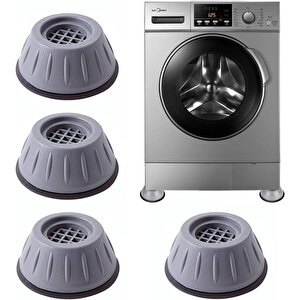 Çamaşır Makinesi Titreşim Engelleyici Stoper Gri̇ 4 Lü Set