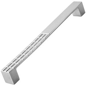Bihter Desenli Mobilya Mutfak Dolabı Çekmece Dolap Kapak Kulpu Kulbu Krom160 Mm Metal Kulp
