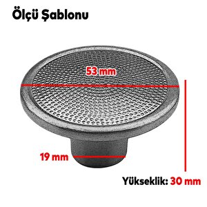 Festiva Düğme Eskitme Antik Sarı Metal Mobilya Mutfak Çekmece Dolap Dolabı Kulpu Kulbu Kulpları