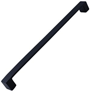 Bihter Düz Mobilya Mutfak Dolabı Çekmece Dolap Kapak Kulpu Kulbu Siyah 224 Mm Metal Kulp
