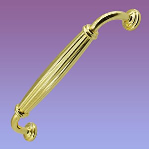 Parga Mobilya Mutfak Dolabı Çekmece Dolap Kapak Kulpu Kulbu Altın (128 Mm-12.8 Cm) Metal Kulpları