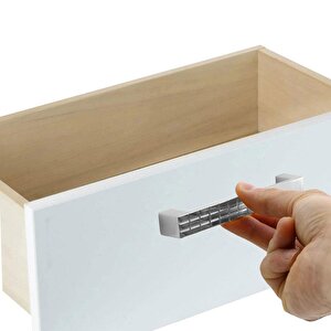 Bihter Desenli Mobilya Mutfak Dolabı Çekmece Dolap Kapak Kulpu Kulpları Kulbu Krom 128 Mm Metal Kulp