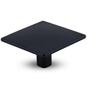 Prizma Düğme Mobilya Mutfak Çekmece Dolap Dolabı Kapak Kulpu Kulpları Kulbu Mat Siyah Metal Kulp