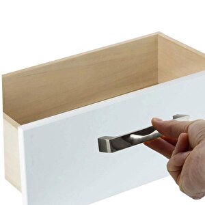 Bihter Düz Mobilya Mutfak Dolabı Çekmece Dolap Kapak Kulpu Kulbu Füme 128 Mm Metal Kulp