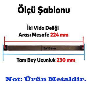 Bihter Desenli Mobilya Mutfak Dolabı Çekmece Dolap Kapak Kulpu Kulbu Antik Bakır 224 Mm Metal Kulp