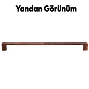 Bihter Desenli Mobilya Mutfak Dolabı Çekmece Dolap Kapak Kulpu Kulbu Antik Bakır 224 Mm Metal Kulp