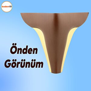 Endülüs Mobilya Kanepe Sehpa Tv Ünitesi Baza Koltuk Ayağı Kahverengi Renk 15 Cm Ayakları