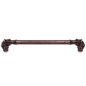 Alyans Çekmece Dolap Kapak Kulpu Kulbu 224 Mm Antik Bakır Metal Kulp