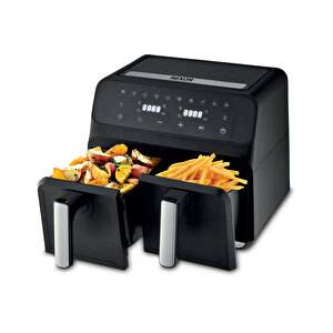 Dual-cooker Air Fryer Syh (4+4) 8lt Çi̇ft Hazneli̇ Yağsiz Fri̇töz