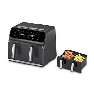 Rexon Dual-cooker Air Fryer Syh (4+4) 8lt Çi̇ft Hazneli̇ Yağsiz Fri̇töz
