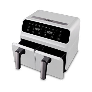 Dual-cooker Air Fryer Byz (4+4) 8lt Çi̇ft Hazneli̇ Yağsiz Fri̇töz