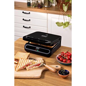 Ar2052-s Tostçu Mini Tost Makinesi - Siyah