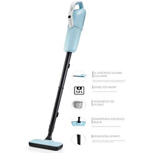 Ar4087 2'si 1 Arada Dikey Elektrikli Süpürge