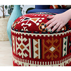 Bozok Kilim Puf - Babil