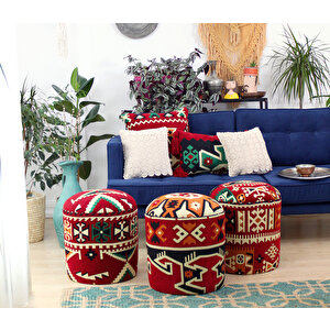 Bozok Kilim Puf - Babil