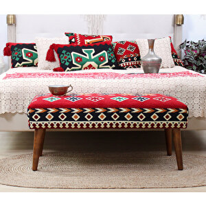 Vezir Kilim Bench Puf - Lidya