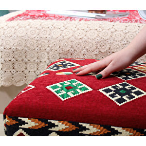 Vezir Kilim Bench Puf - Lidya