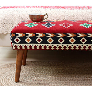 Vezir Kilim Bench Puf - Lidya