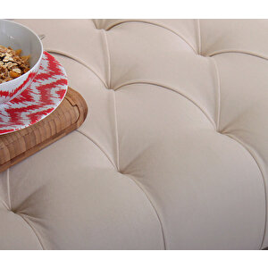 Missus Bench Puf - Krem