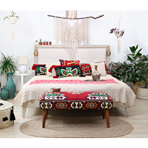 Vezir Kilim Bench Puf - Hitit