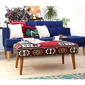 Vezir Kilim Bench Puf - Hitit