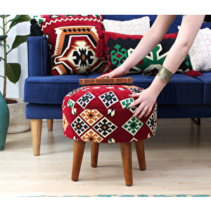 Melik Kilim Puf - Lidya