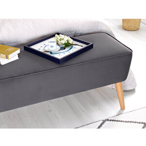 Dunel Bench Puf Gri