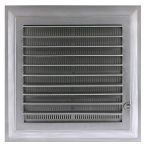 Menfez Banyo Wc Tuvalet Havalandırma Plastik Panjur Gri 40x50 Cm