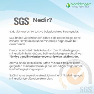 Biohidrogen Çinko&bakır Mineralli Su Arıtma Cihazı