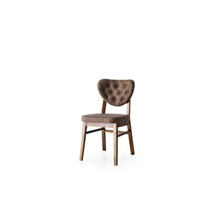Kütük Masa Ve Pri̇me Sandalye Cevi̇z Kahve 130 x 80 Cm