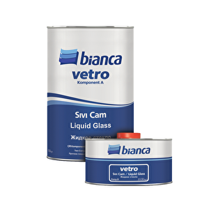 Bianca Vetro Sıvı Cam Liquid Glass Şeffaf Parlak Su İzolasyonu 4 Kg