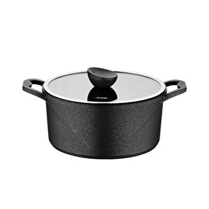 Parma Döküm Granit Set 7 Parça Siyah