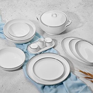 Royal Queen Çırağan 60 Parça Porselen Yemek Takımı 60025