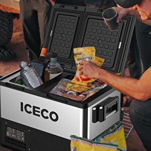 Iceco Tcd45 12/24volt 45 Litre Çift Bölmeli Outdoor Kompresörlü Oto Buzdolabı/dondurucu