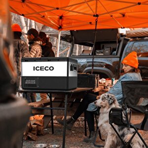 Iceco Tcd45 12/24volt 45 Litre Çift Bölmeli Outdoor Kompresörlü Oto Buzdolabı/dondurucu