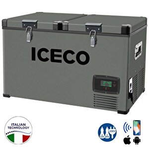 Iceco Ycd90 12/24volt 220volt 90 Litre Çift Bölmeli Outdoor Kompresörlü Oto Buzdolabı/dondurucu