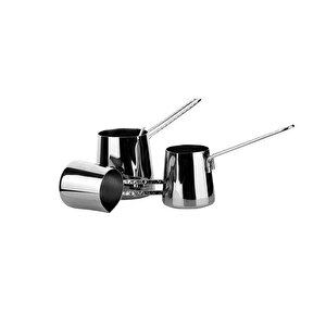 Crystal 3 Parça Çelik Cezve Takımı Ar223216