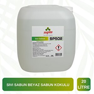 Supta Sıvı Sabun Beyaz Sabun Kokulu 20 Lt