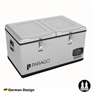 Parago Pg95 12/24volt 95 Litre Çift Bölmeli Outdoor Kompresörlü Oto Buzdolabı
