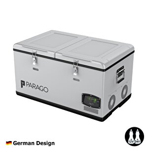 Parago Pg95 12/24volt 95 Litre Çift Bölmeli Outdoor Kompresörlü Oto Buzdolabı