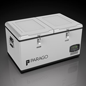 Parago Pg95 12/24volt 95 Litre Çift Bölmeli Outdoor Kompresörlü Oto Buzdolabı